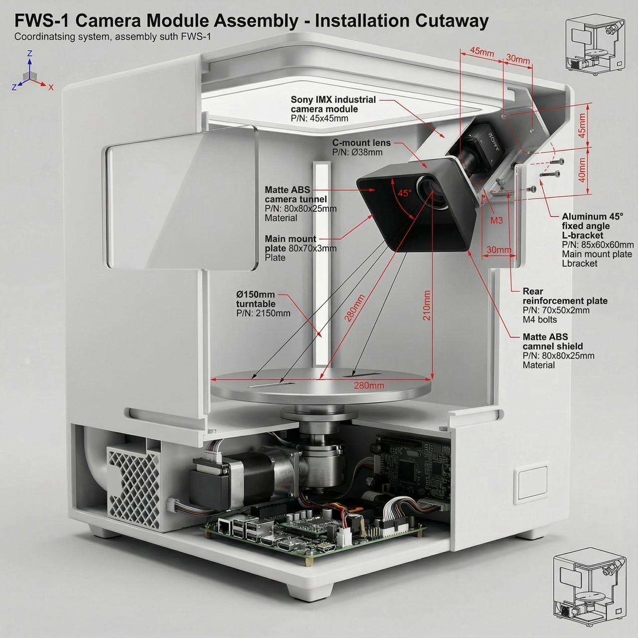 Origin-1 Camera Module Assembly